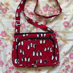 Penguin Vera Bradley Little Hipster Crossbody Bag